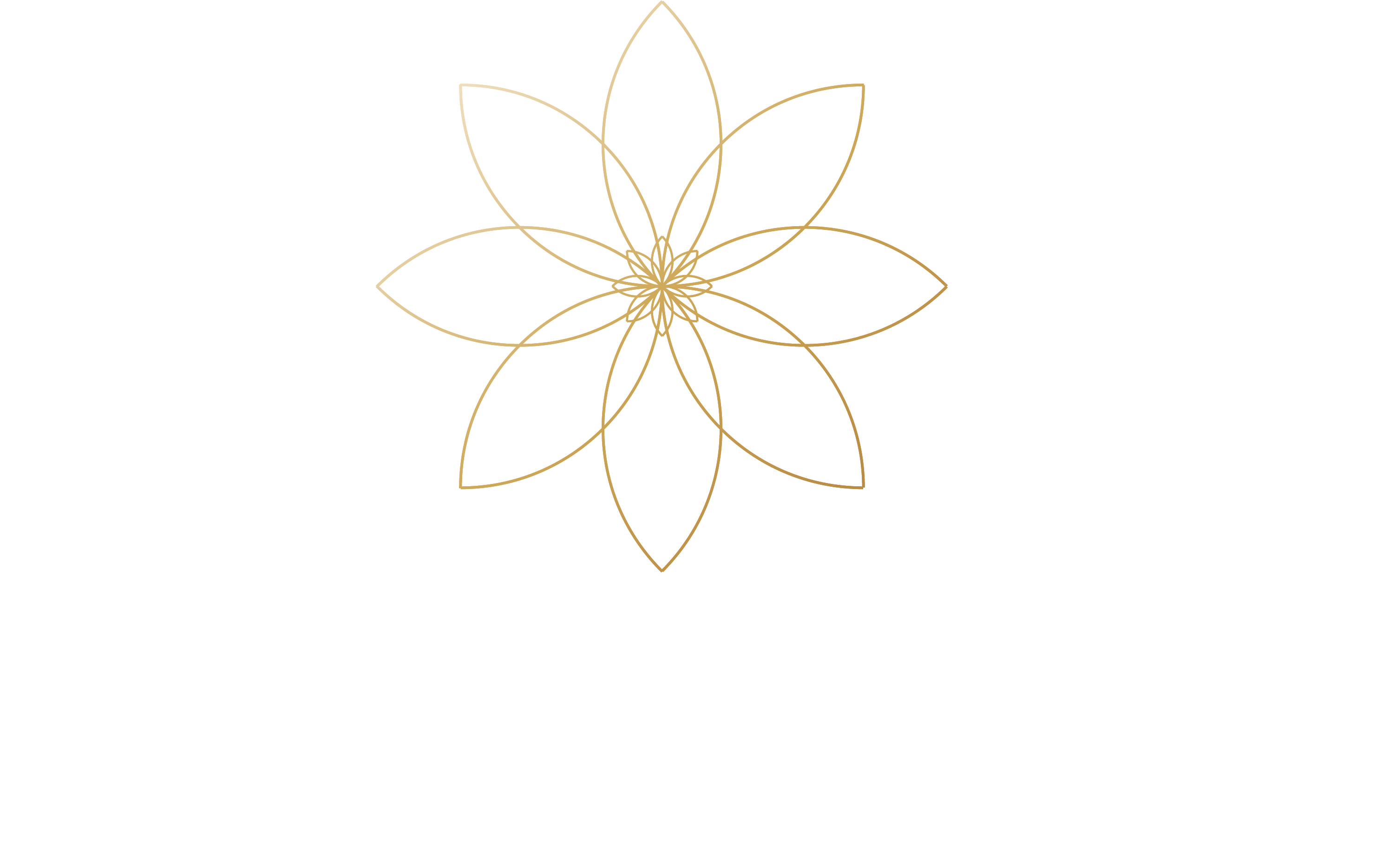 goldene Blume auf hellem Hintergrund mit dem Schriftzug Yvonne Prentki